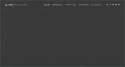 Desktop Screenshot of libraproducciones.com